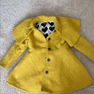 Mustard Colored Pea Coat